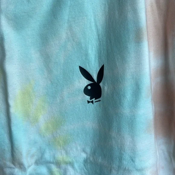 Women’s Playboy x Missguided Tie-Dye Short Sleeve Tee. PERFECT NEW CONDITION!!! - Picture 8 of 8